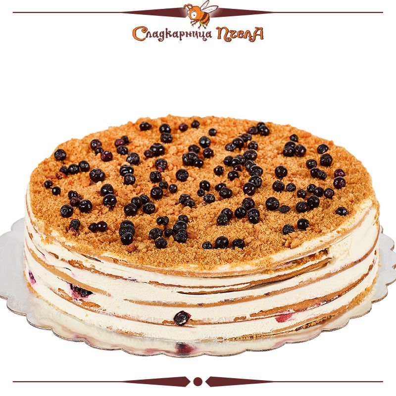 Френска селска торта с боровинки