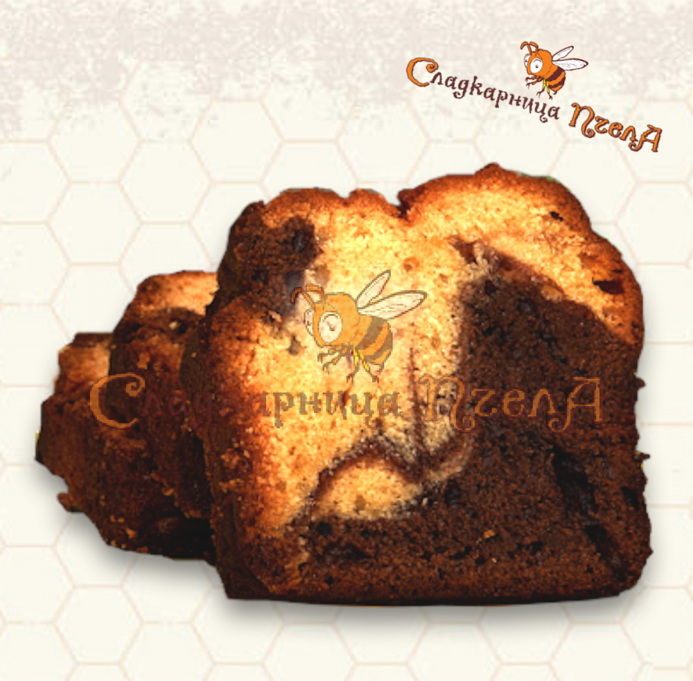 Кекс мраморен