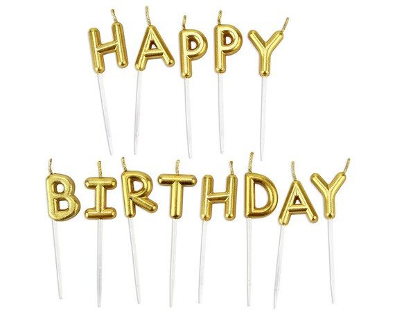 Свещи HAPPY BIRTHDAY
