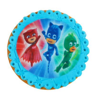 Фото бисквитка ПижаМаски