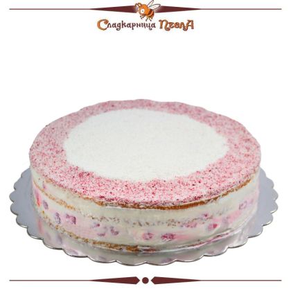 Торта Рафаело с малини