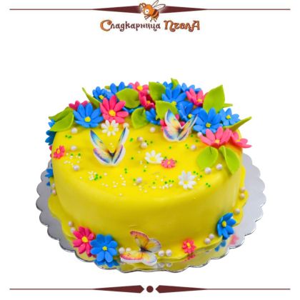 Торта ''Пролетни цветя'