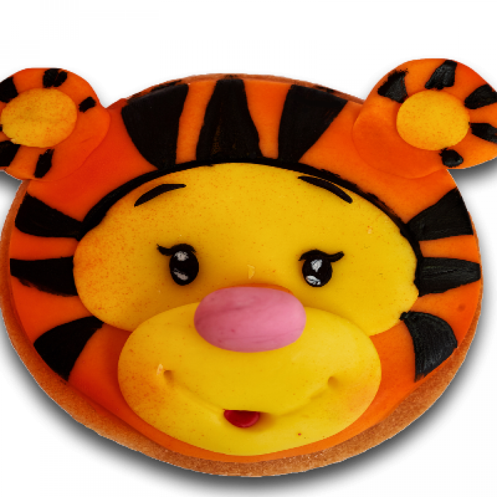 Декорирана бисквитка Тигър