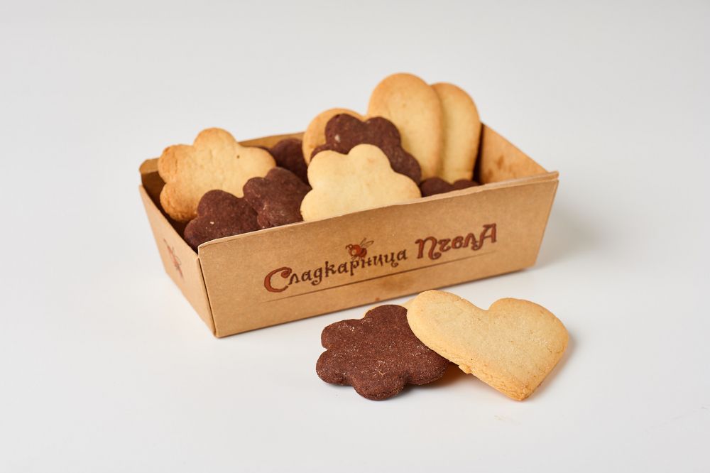 Хрупкави бисквитки с масло пакет