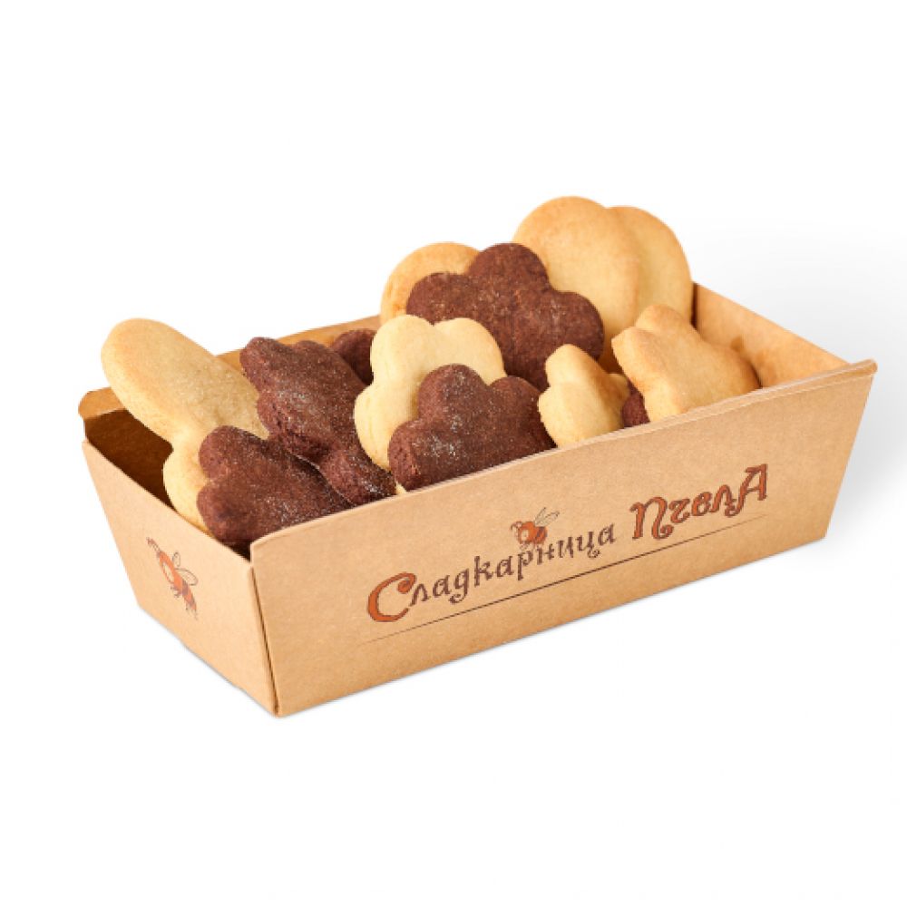 Хрупкави бисквитки с масло пакет