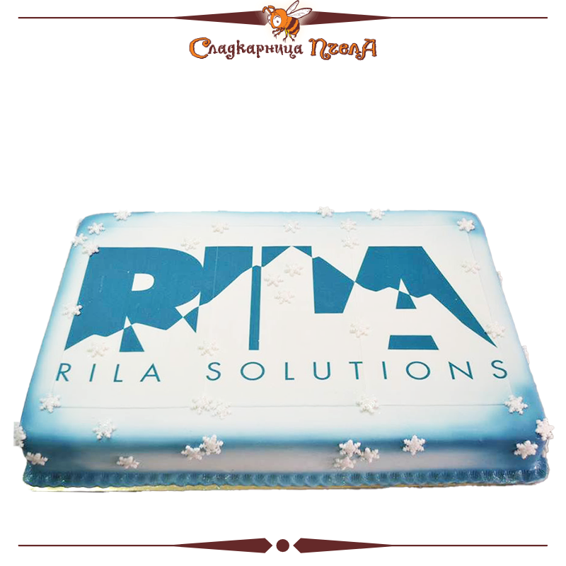 Корпоративна декорирана торта  02